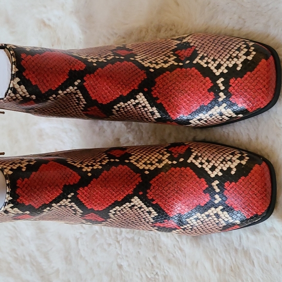 Nwot  MIX NO.6 Stacked heel boots - Picture 3 of 5